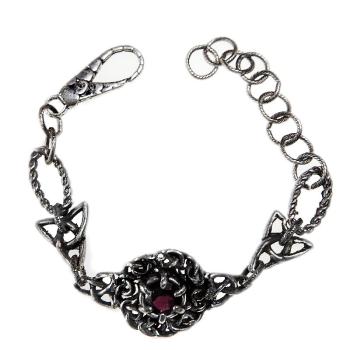 keltisches armband-hessonit granat